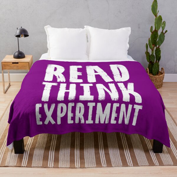 Item preview, Read, Think, Experiment. | Self Improvement | Life | Quotes | Purple designed and sold by Wintre2.