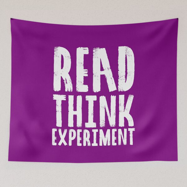 Item preview, Read, Think, Experiment. | Self Improvement | Life | Quotes | Purple designed and sold by Wintre2.