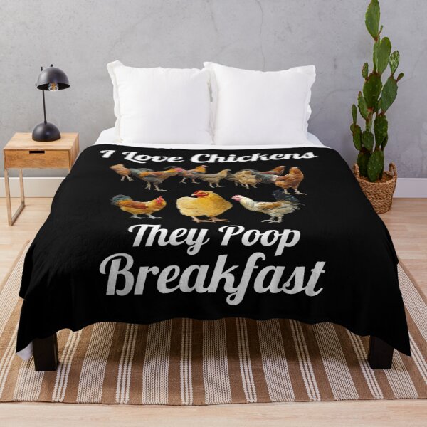 Item preview, I Love Chickens They Poop Breakfast Funny Chicken Farmer  designed and sold by laurader.