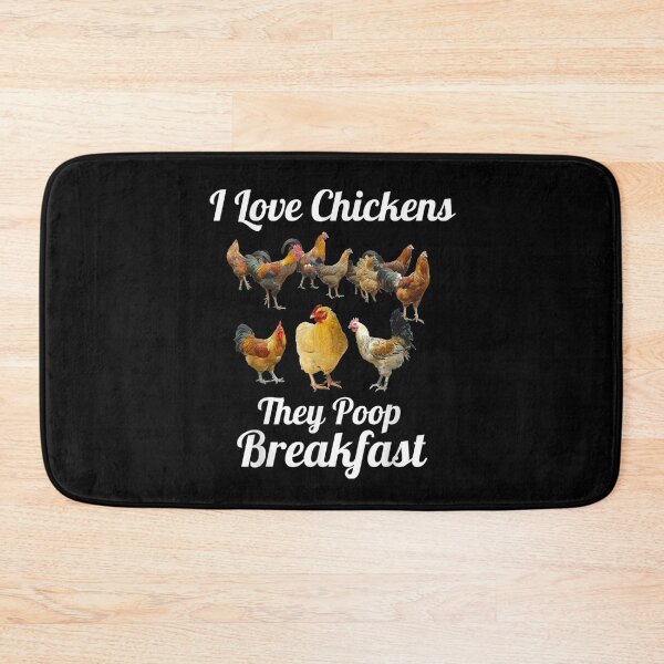 Item preview, I Love Chickens They Poop Breakfast Funny Chicken Farmer  designed and sold by laurader.