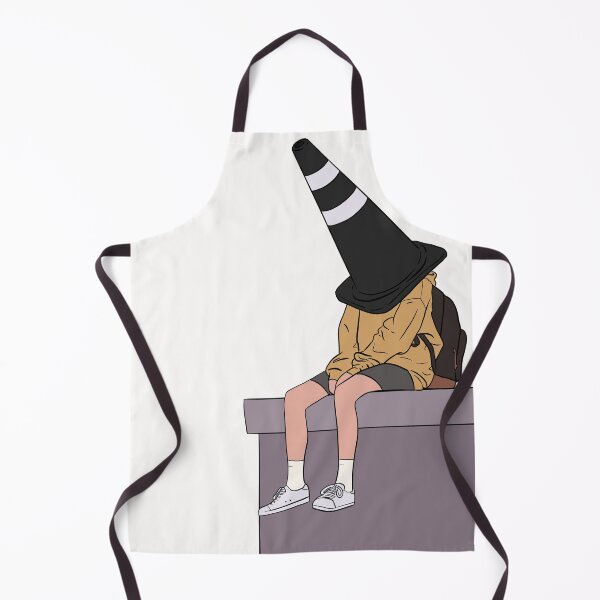 Item preview, Kid with traffic cone on his head designed and sold by MadaFaCose.
