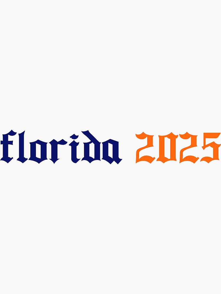 "UF Class of 2025 Sticker" Sticker by maliacampain Redbubble