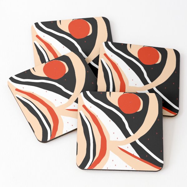 Item preview, Abstract Red Dots designed and sold by Artpiphany.