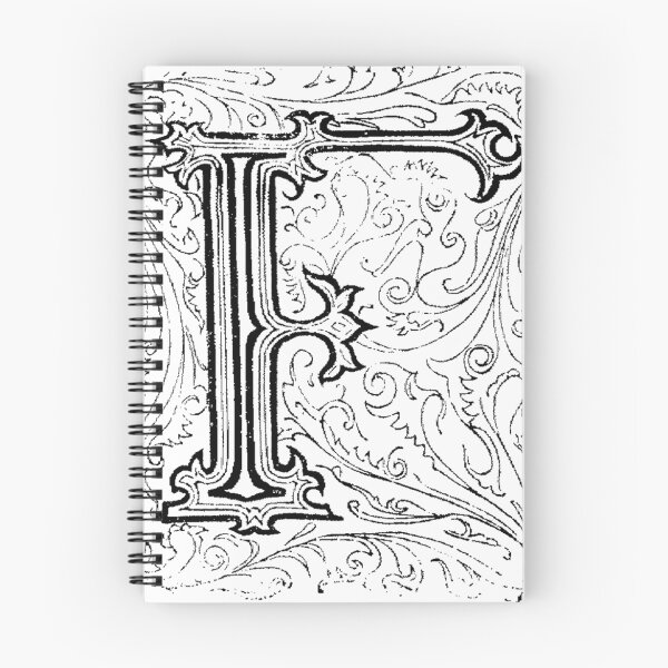 Item preview, Baroque Alphabet Letter F designed and sold by Quill-n-Ink.