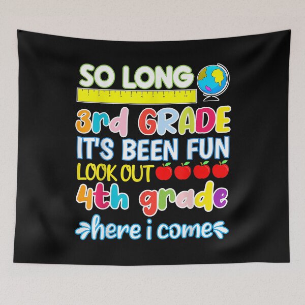 Item preview, So Long 3rd Grade Here I Come Graduation 4th Grade Kids  designed and sold by laurader.