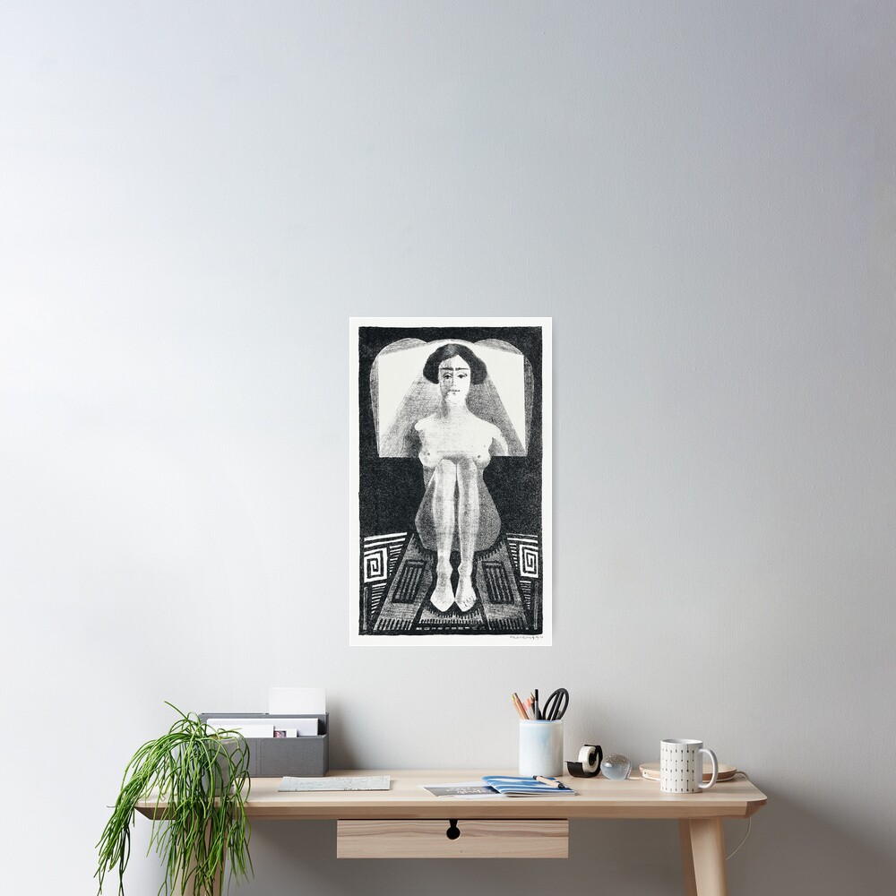 Samuel Jessurun De Mesquita Geometric Naked Nude Woman Poster For Sale By Pepe Princess