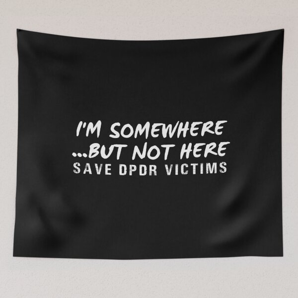 Item preview, Vintage I am somewhere Not here SAVE THE VICTIMS Typography  designed and sold by garniturex.