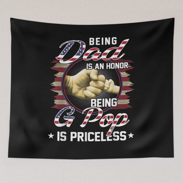 Item preview, Mens Being A Dad Is An Honor Being A G Pop Is Priceless  designed and sold by laurader.