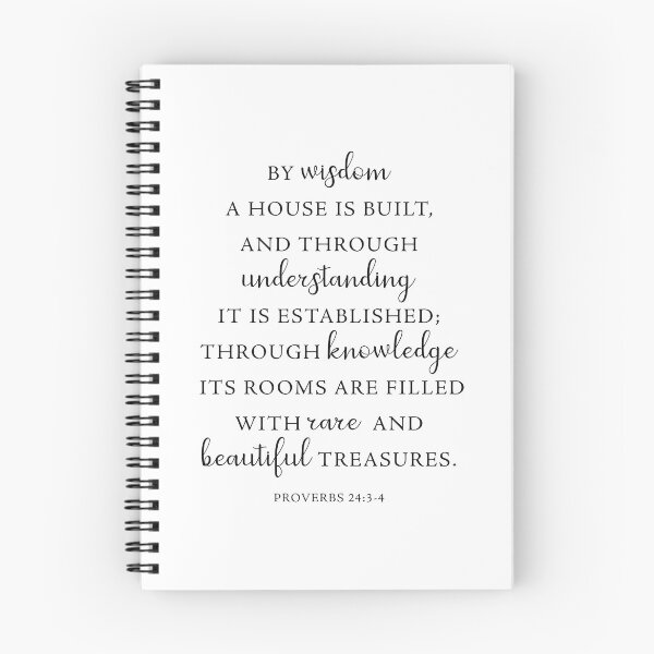 Item preview, PROVERBS 24:3-4 designed and sold by corbrand.