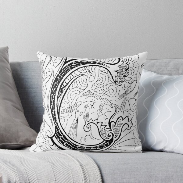 Item preview, Baroque Alphabet Letter G designed and sold by Quill-n-Ink.