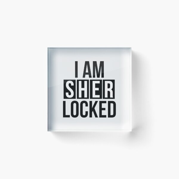 Item preview, Sherlocked - black text | Perfect Gift designed and sold by Sherlockartds.