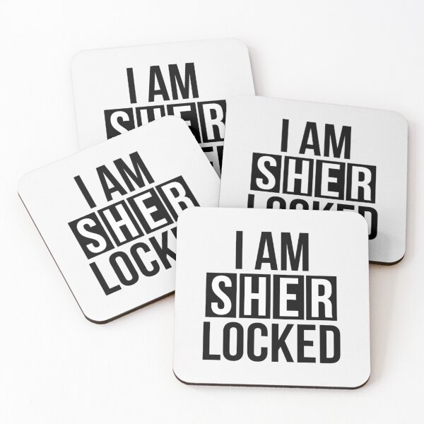 Item preview, Sherlocked - black text | Perfect Gift designed and sold by Sherlockartds.