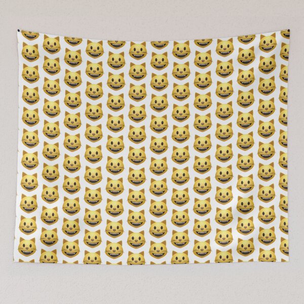 Item preview, Happy Cat Face Emoji designed and sold by Popular-Gifts.