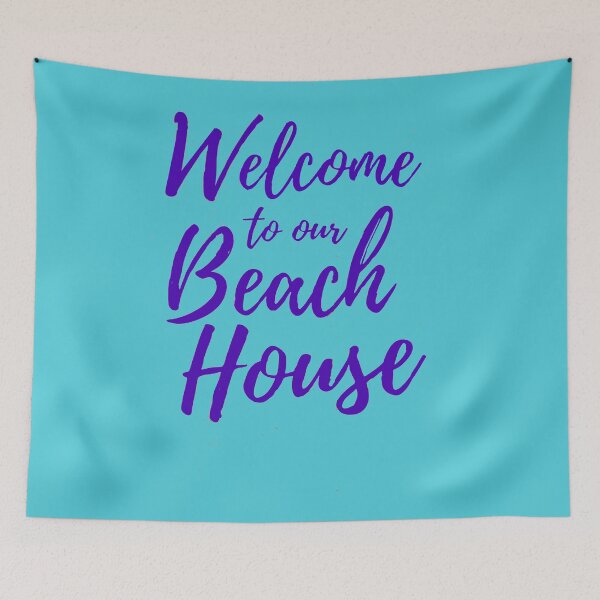 Item preview, Welcome to Our Beach House designed and sold by SwampfoxDesign.