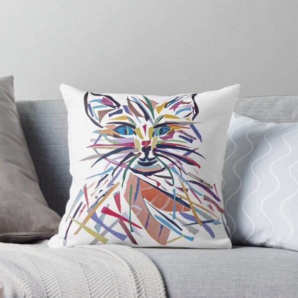 Item preview, Colorful Kitten. Collage Artwork. Cut-outs of magazines designed and sold by Galeria-S.