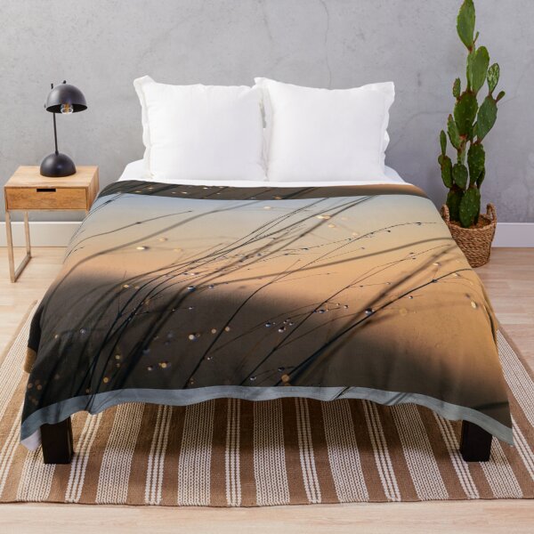 Item preview, Early morning sunrise grass dew drops designed and sold by Drawourdestiny ..