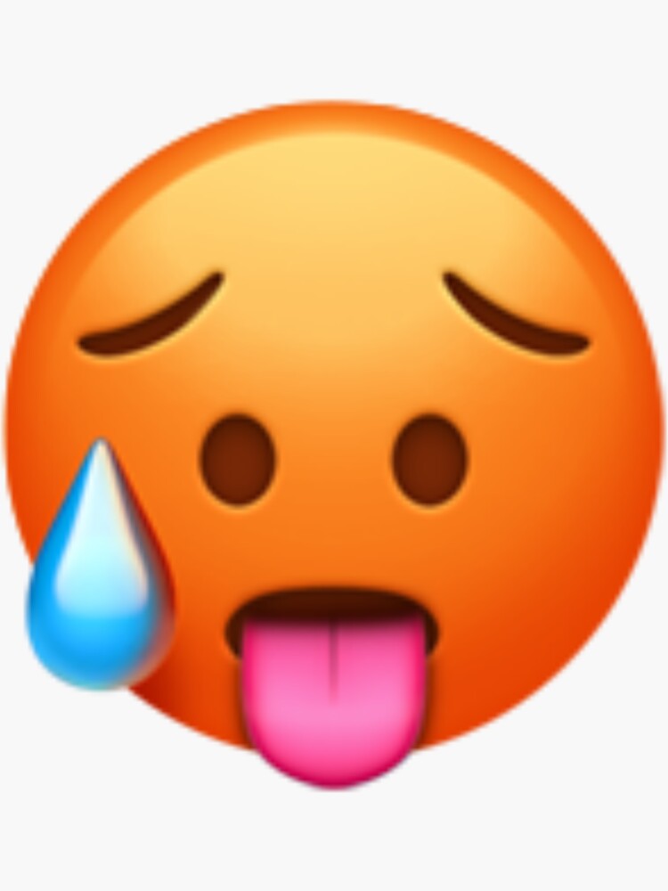 Open Mouth Fear Face Emoji Orange