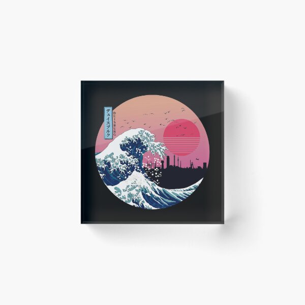 Item preview, Duisburg Kanagawa Wave Retro designed and sold by DFerraz.