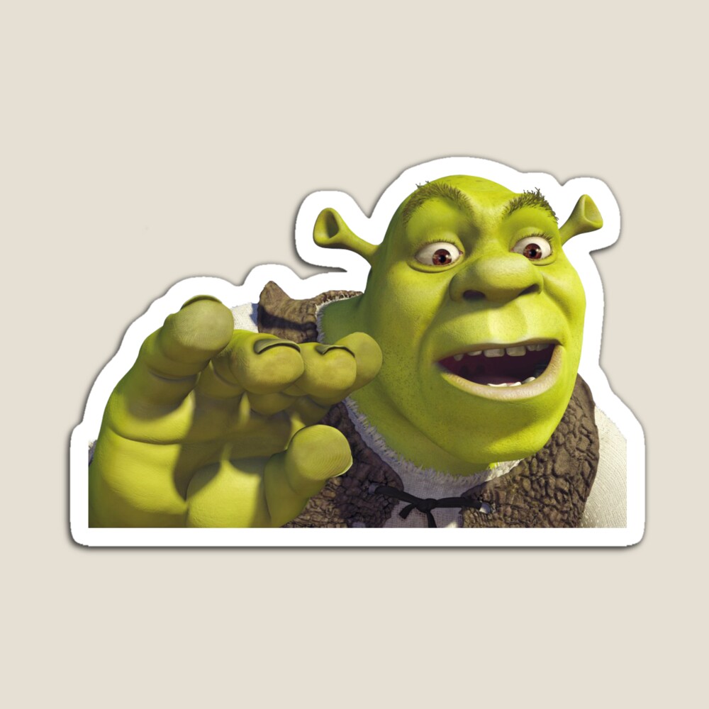 Kiss-Cut Stickers Shrek meme