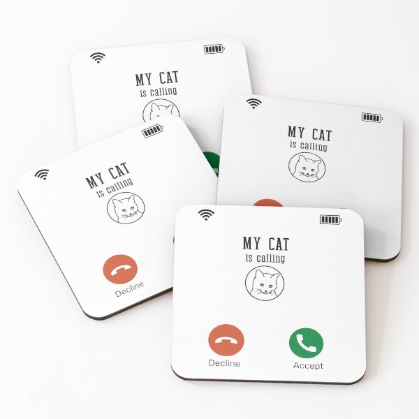 Item preview, My cat is calling designed and sold by Beeroclock.
