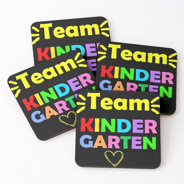 Item preview, team kindergarten colorful designed and sold by freeArt10.