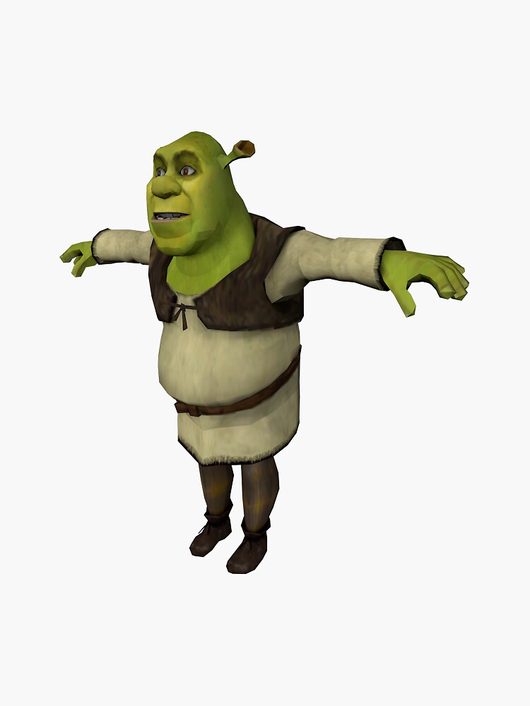 Shrek T posing - Drawception