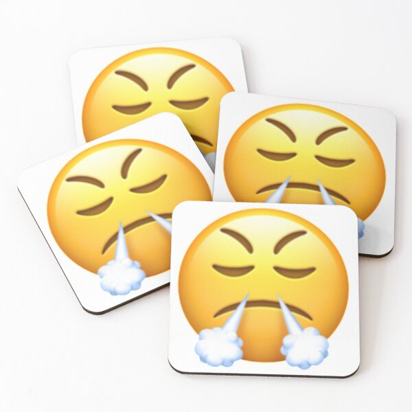 Item preview, Huffing With Anger Face Emoji designed and sold by Popular-Gifts.