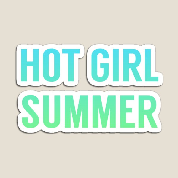 Item preview, Hot Girl Summer in Green Blue Gradient designed and sold by tinyteacups.