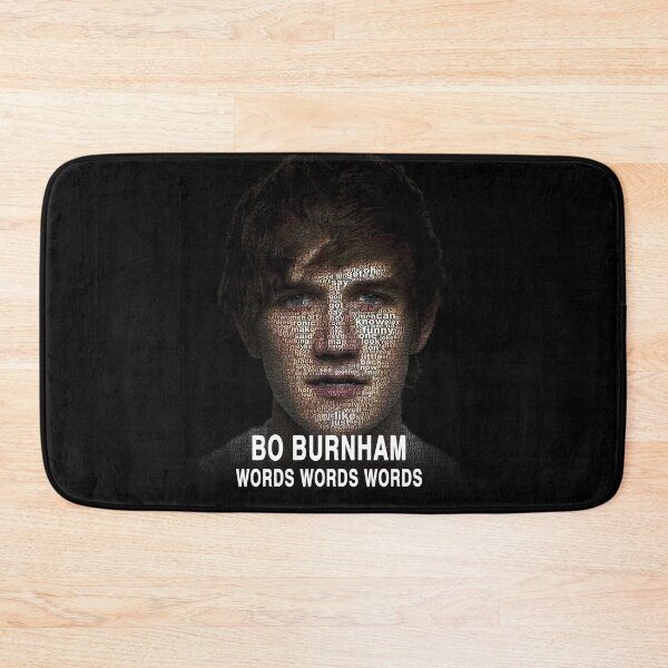 Item preview, BO BURNHAM WORDS designed and sold by Goldcrow.