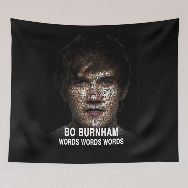 Item preview, BO BURNHAM WORDS designed and sold by Goldcrow.