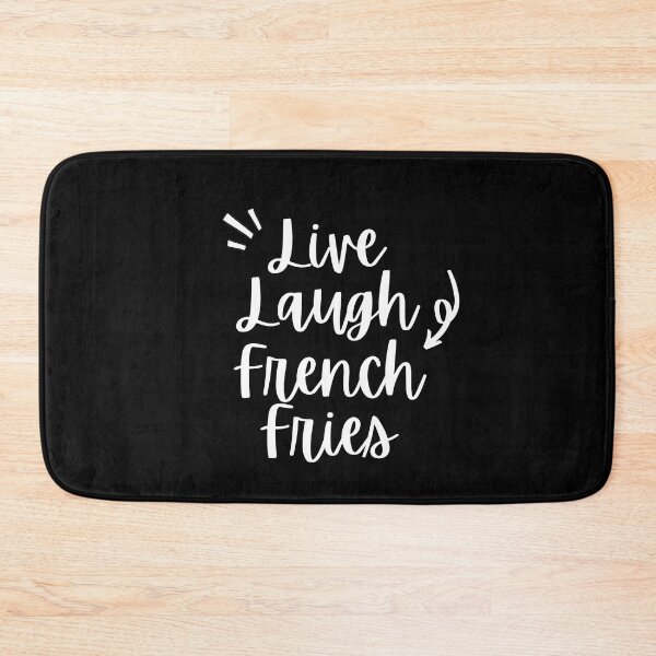 Item preview, Live, Laugh, French Fries designed and sold by StickerPolitics.