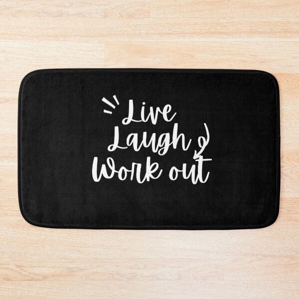 Item preview, Live, Laugh, Work out designed and sold by StickerPolitics.