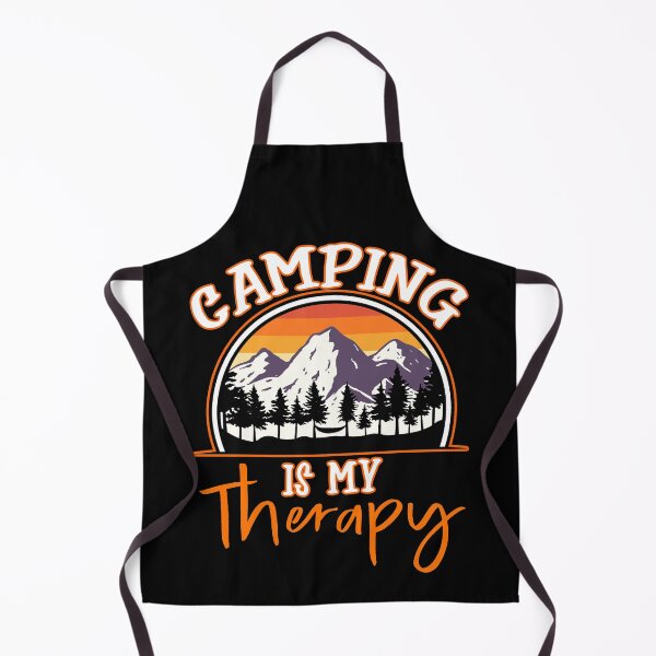Item preview, Camping is my Therapy Mountains Hiking Campfire Lovers designed and sold by Nzgiftsandmore.