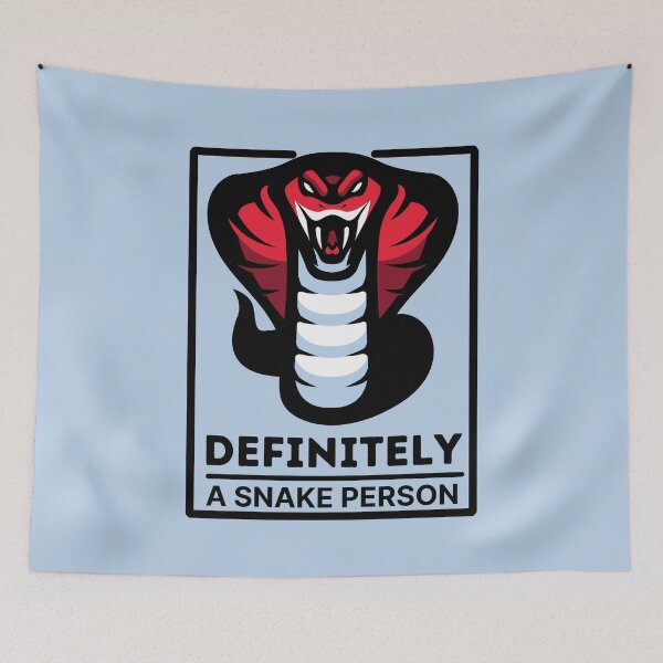 Item preview, Definitely A Snake Person designed and sold by Kriti Rastogi.