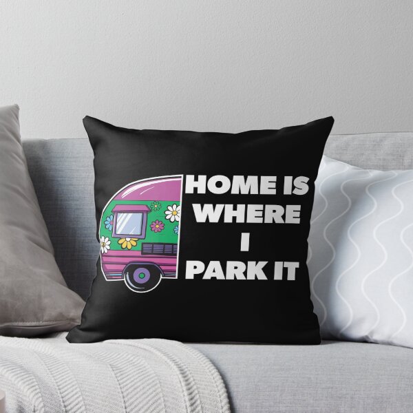 Item preview, Home is Where I Park It - Van Life Vagabond Bus designed and sold by RoguePixel.