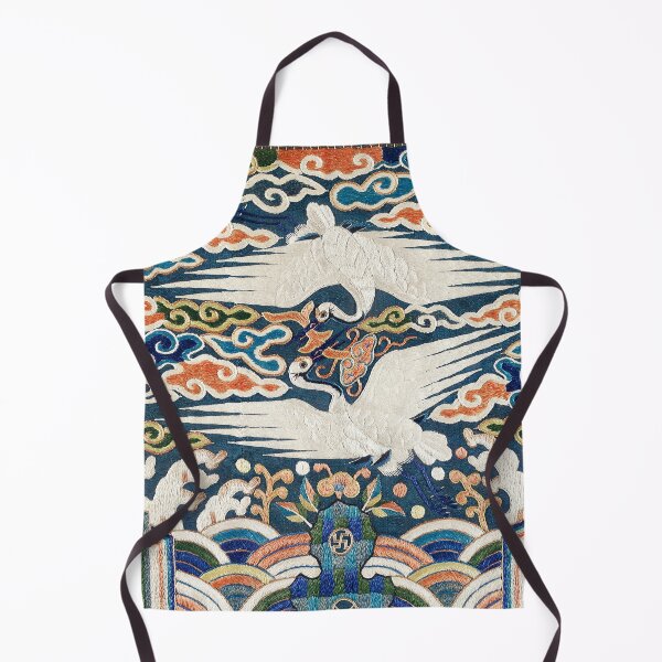 Item preview, Joseon Dynasty Korean Tapestry Asian Cranes designed and sold by Olivia Stranger.