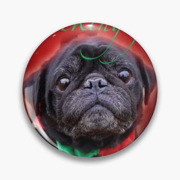 Item preview, Christmas pug dog Shit stocking filler quotation mask  designed and sold by Julieford.