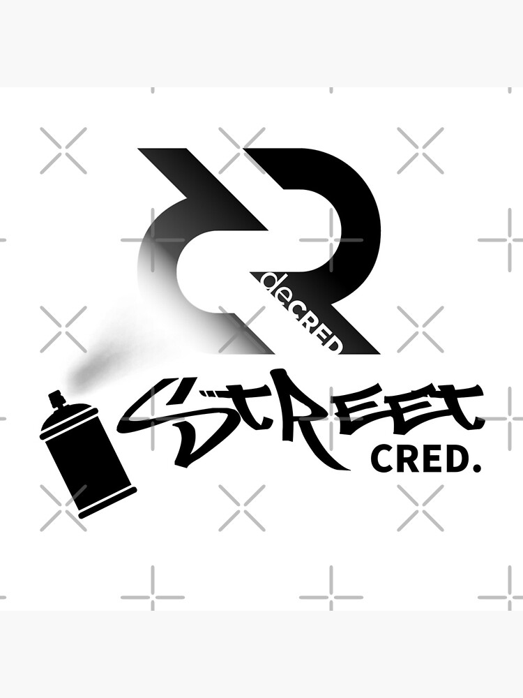 Thumbnail 5 of 5, Acrylic Block, Street Cred © v2 (Design timestamped by https://timestamp.decred.org/) designed and sold by OfficialCryptos.