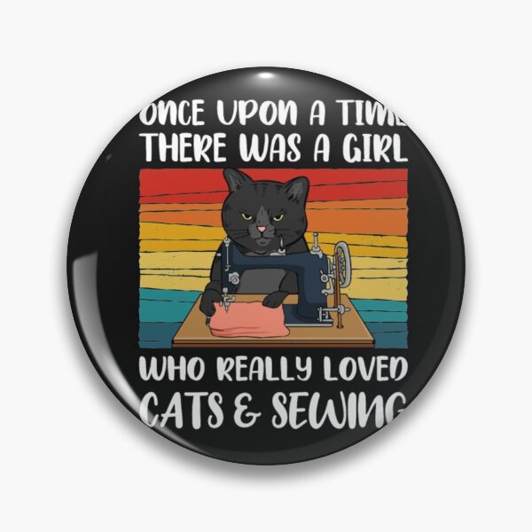 Item preview, Once Upon A Time A Girl Loved Cats And Sewing T Shirt  designed and sold by Clavitaps.