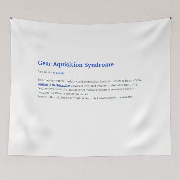 Item preview, Gear Acquisition Syndrome designed and sold by willbiscool.