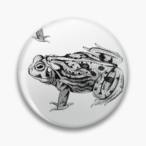 Item preview, Frog Black and White Vintage Pattern Amphibian designed and sold by Olivia Stranger.