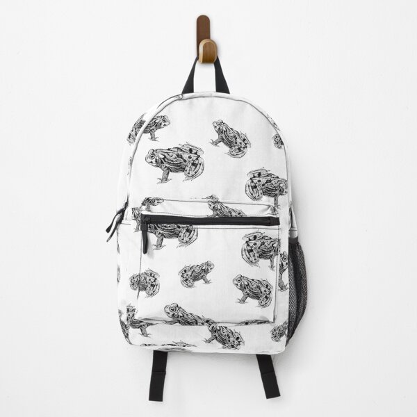 Item preview, Frog Black and White Vintage Pattern Amphibian designed and sold by Olivia Stranger.