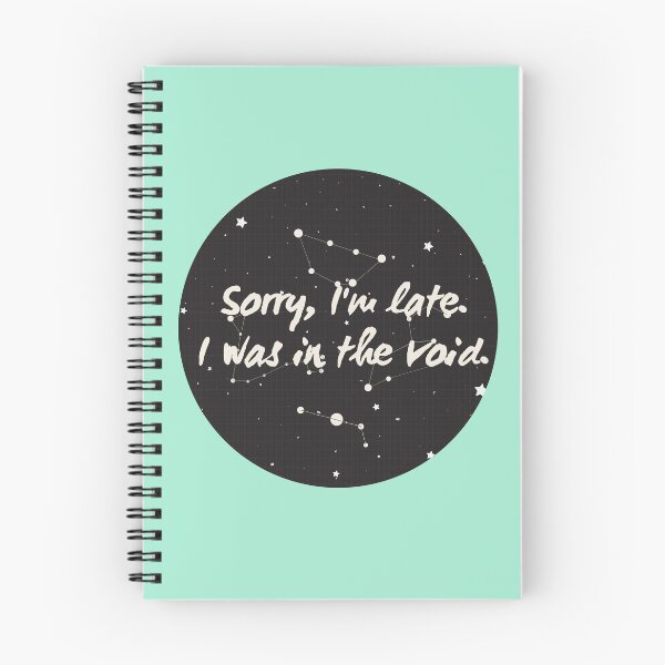 Item preview,  Vintage Sorry I am late. I was in the void. Typography  designed and sold by garniturex.