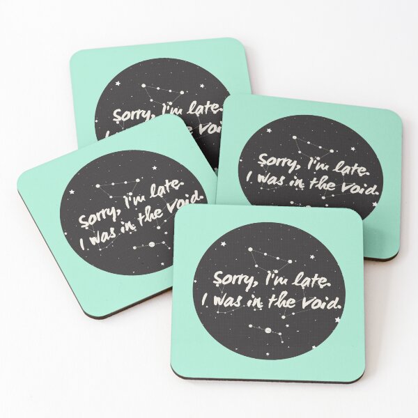 Item preview,  Vintage Sorry I am late. I was in the void. Typography  designed and sold by garniturex.