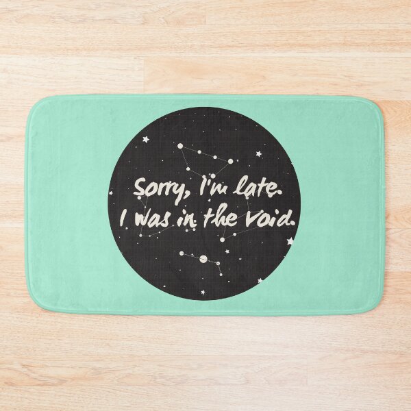 Item preview,  Vintage Sorry I am late. I was in the void. Typography  designed and sold by garniturex.