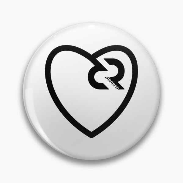Aperçu de l'œuvre Decred heart © v2 (Design horodaté par https://timestamp.decred.org/) créée et vendue par OfficialCryptos.