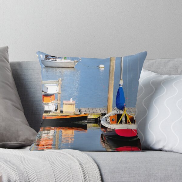 Item preview, Colorful Boats Rockland Harbor designed and sold by Marianne Campolongo.
