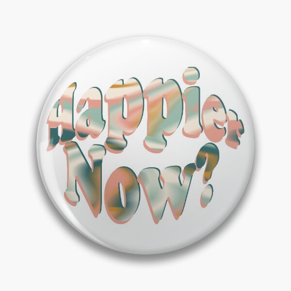 Item preview, Happier Now? Trippy Font Pink Blue  designed and sold by NineteenNinetee.