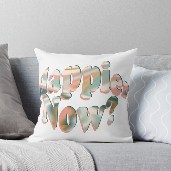 Item preview, Happier Now? Trippy Font Pink Blue  designed and sold by NineteenNinetee.