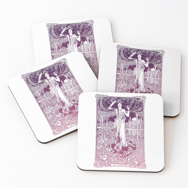 Item preview, Vintage Art Nouveau, Arabic Style, Woman, Floral Design designed and sold by Proverbial Wisdom Design.